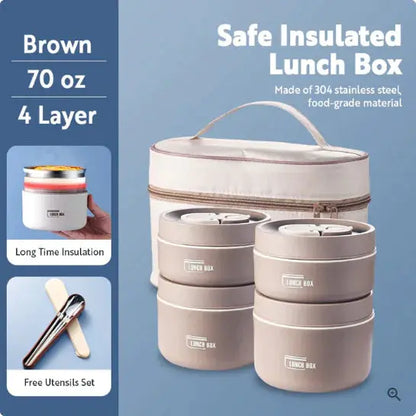 Self-Heating Bento Lunch Box
