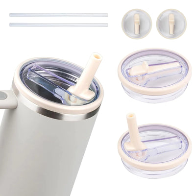2 PCS 30 oz Tumbler Lids with Flip Straw