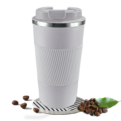 Goodatech Insulated Coffee Mug with Lid (380ml / 13oz)