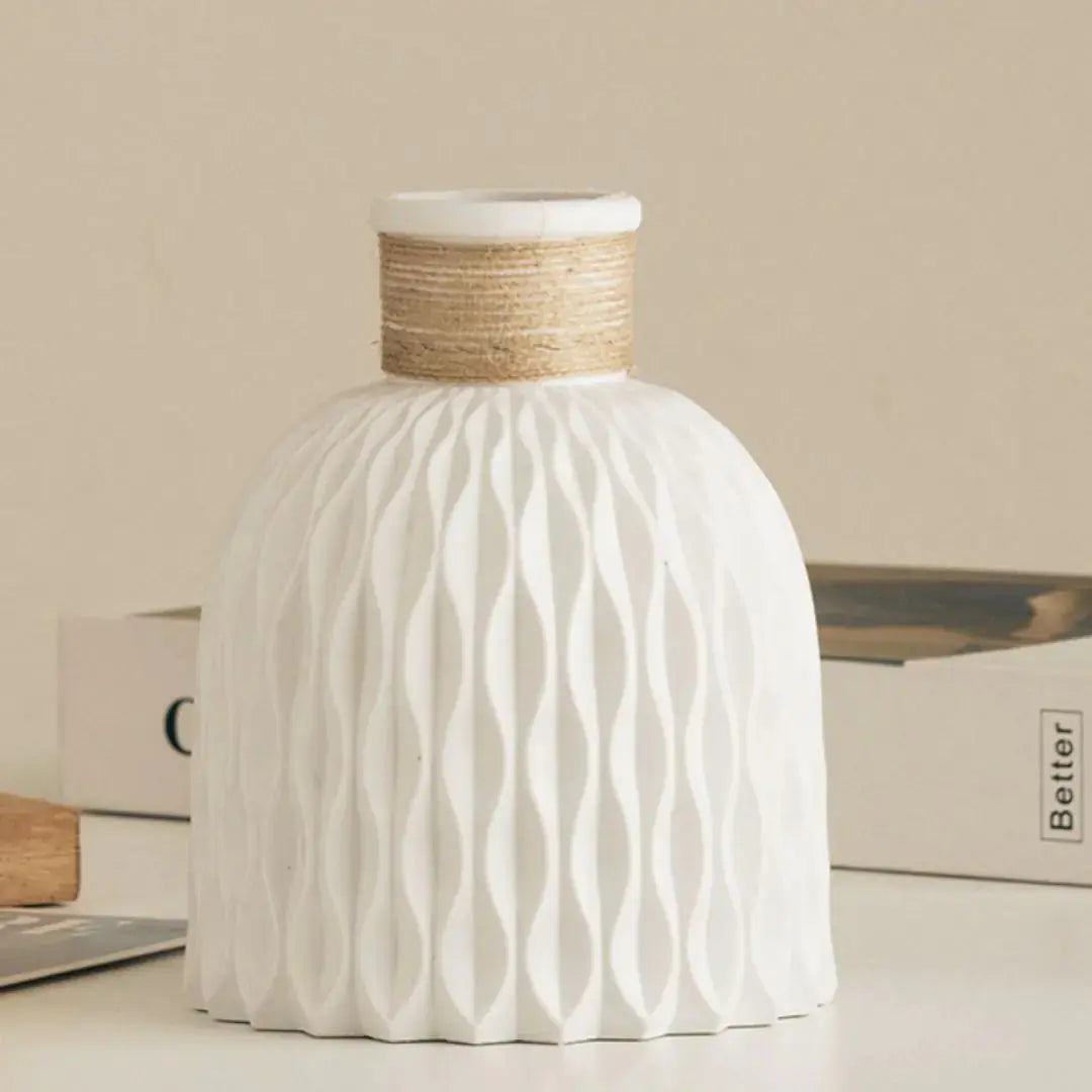 Artistic Fluted Vase