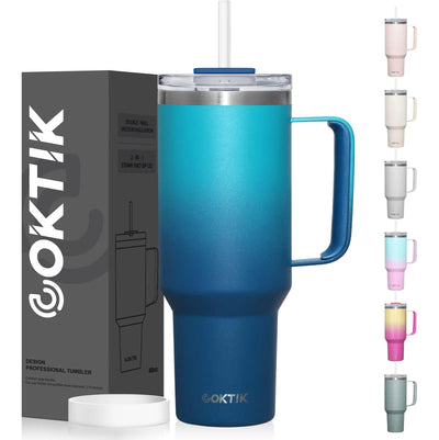 COKTIK 40 oz Insulated Stainless Steel Tumbler
