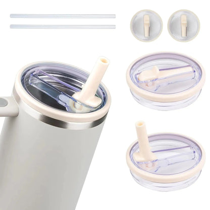 2 PCS 30 oz Tumbler Lids with Flip Straw