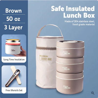 Self-Heating Bento Lunch Box