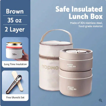 Self-Heating Bento Lunch Box